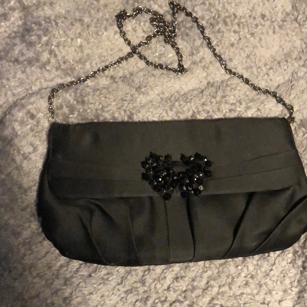Satin clutch